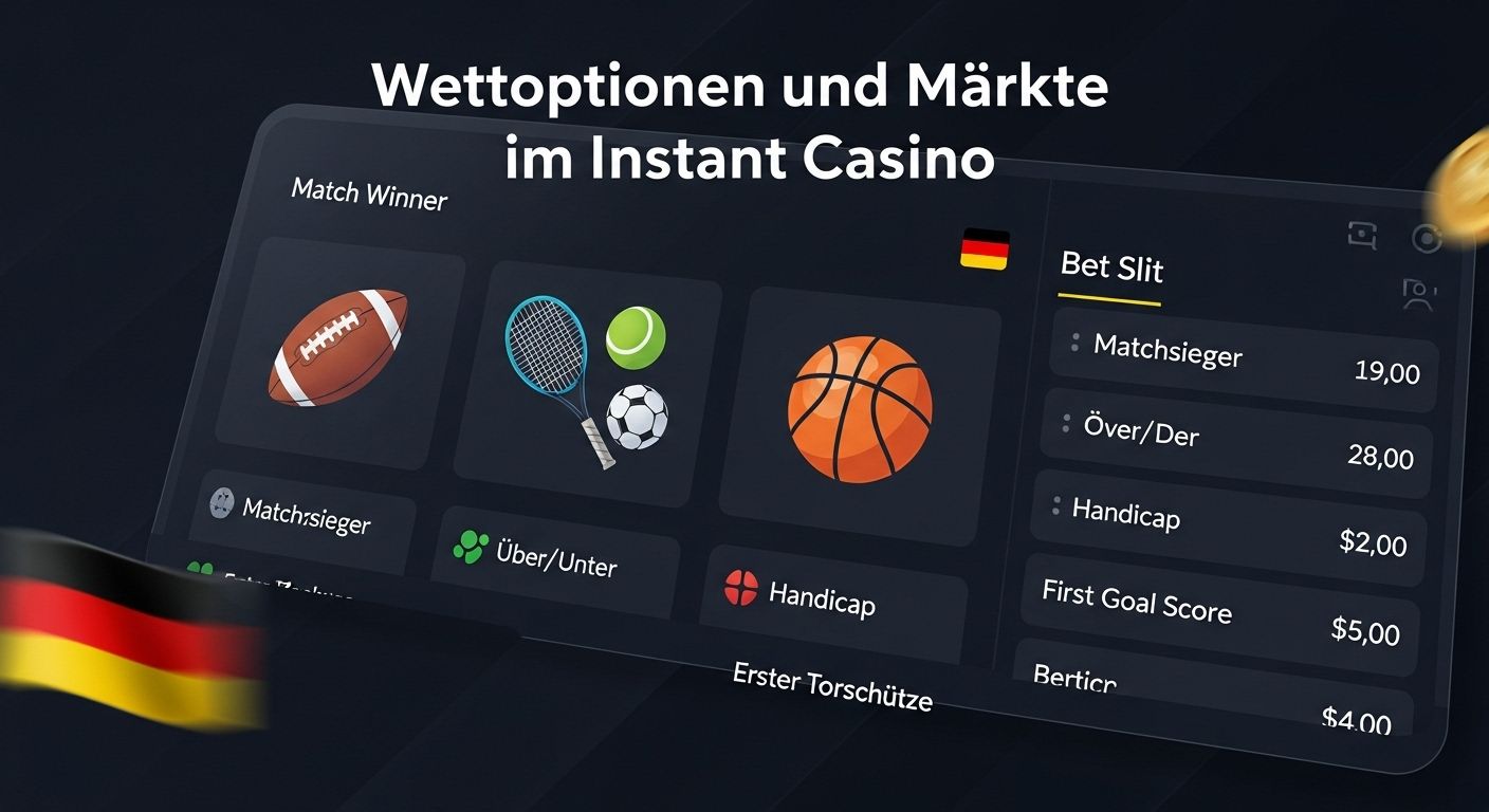 Wettoptionen und Märkte how to bet